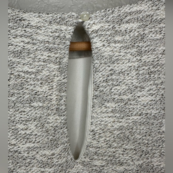 Banana Republic Cream Keyhole Dress Fully Lined Size 10 - Picture 3 of 5